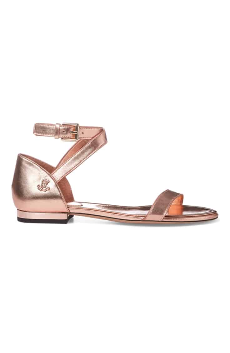 Leather sandals by Lauren Ralph Lauren