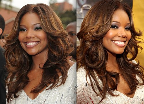 Black woman with thick hair