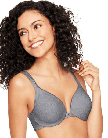 Hanes gray t-shirt bra 