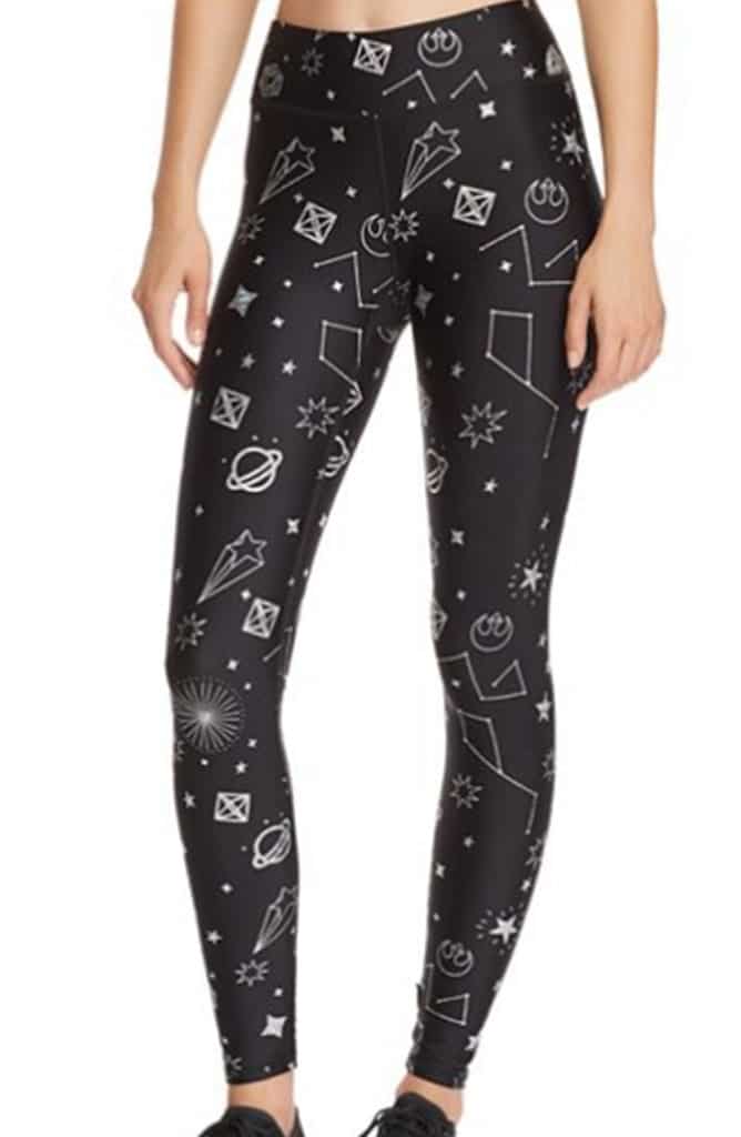 Galaxy print leggings