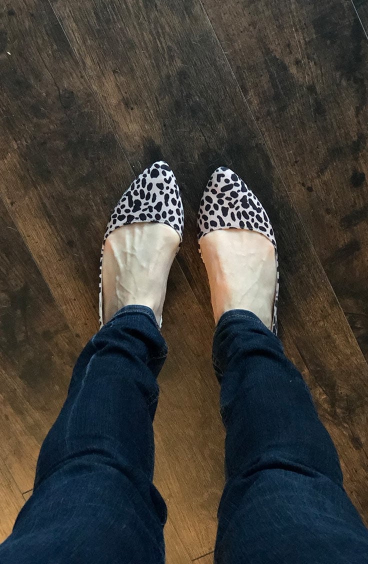 leopard print flats