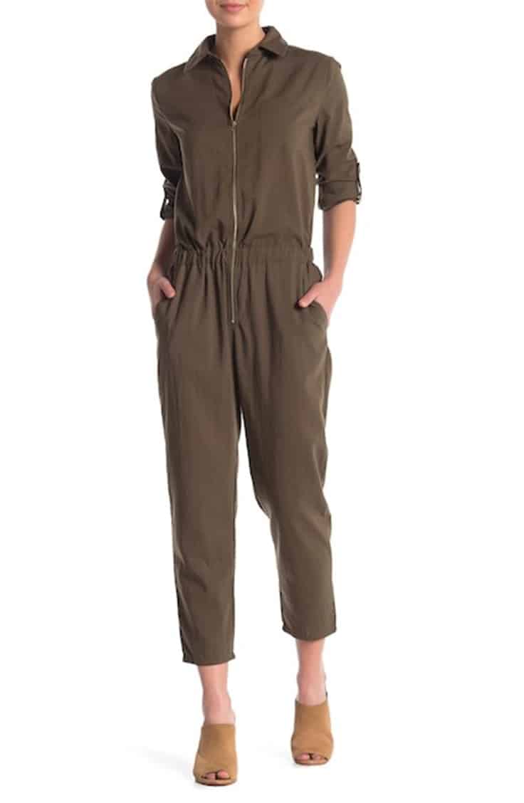 Olive green jumpsuit
