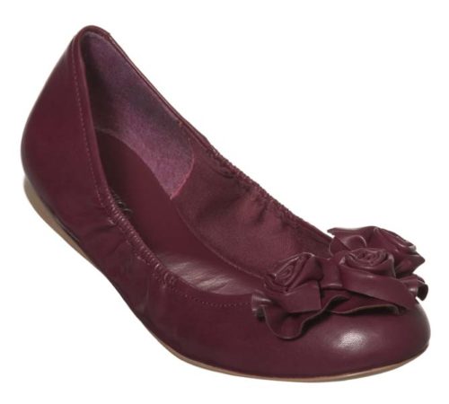 red flat shoe