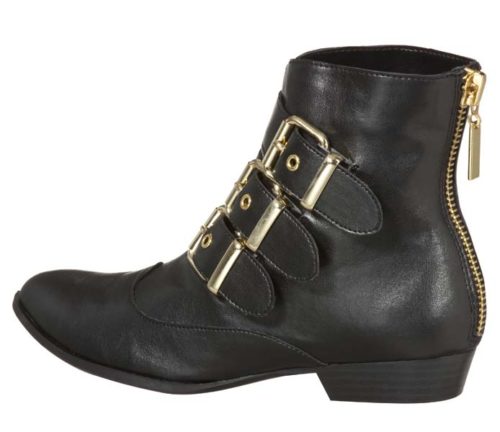 zipper ankle boot