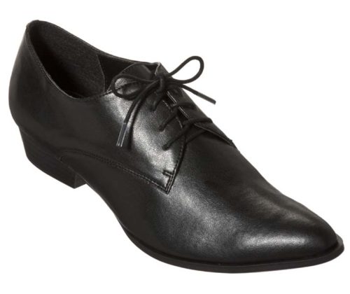 black oxford shoe