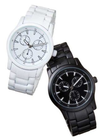 black and white watches