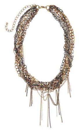 fringe style necklace