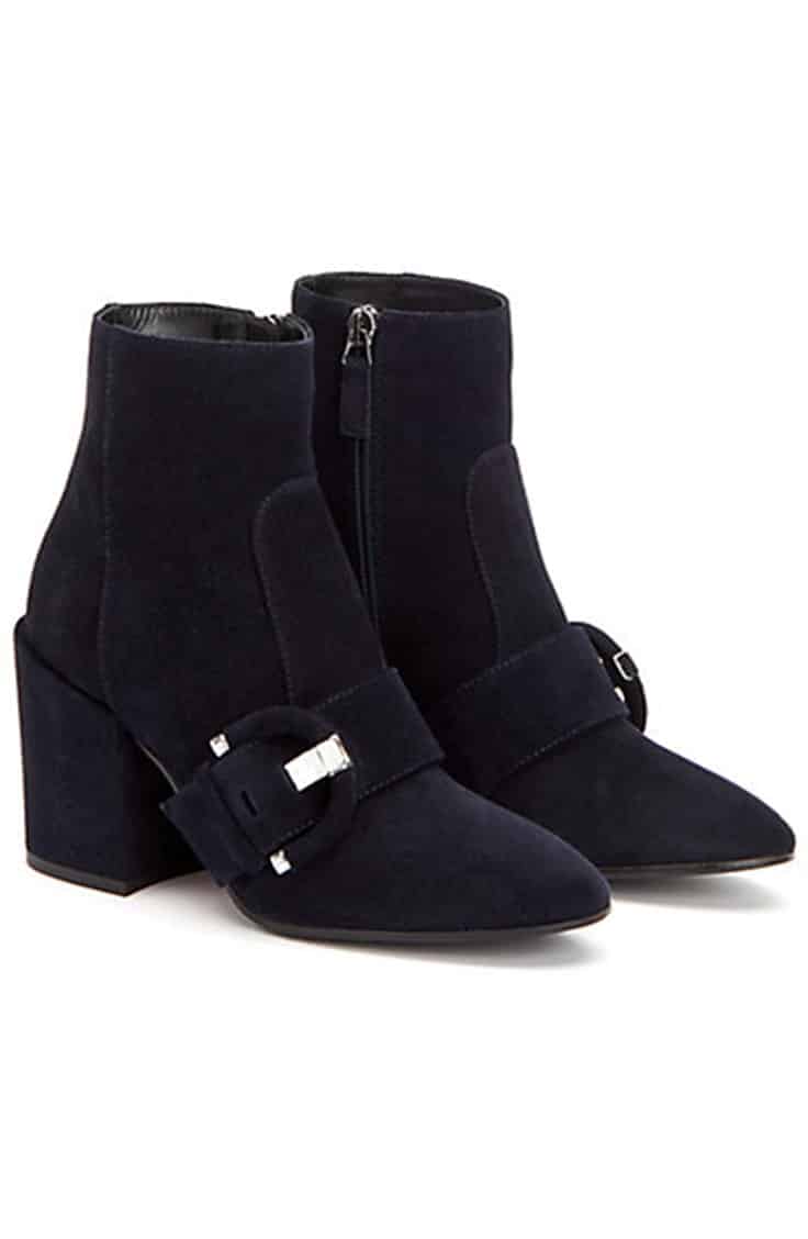 Velvet booties