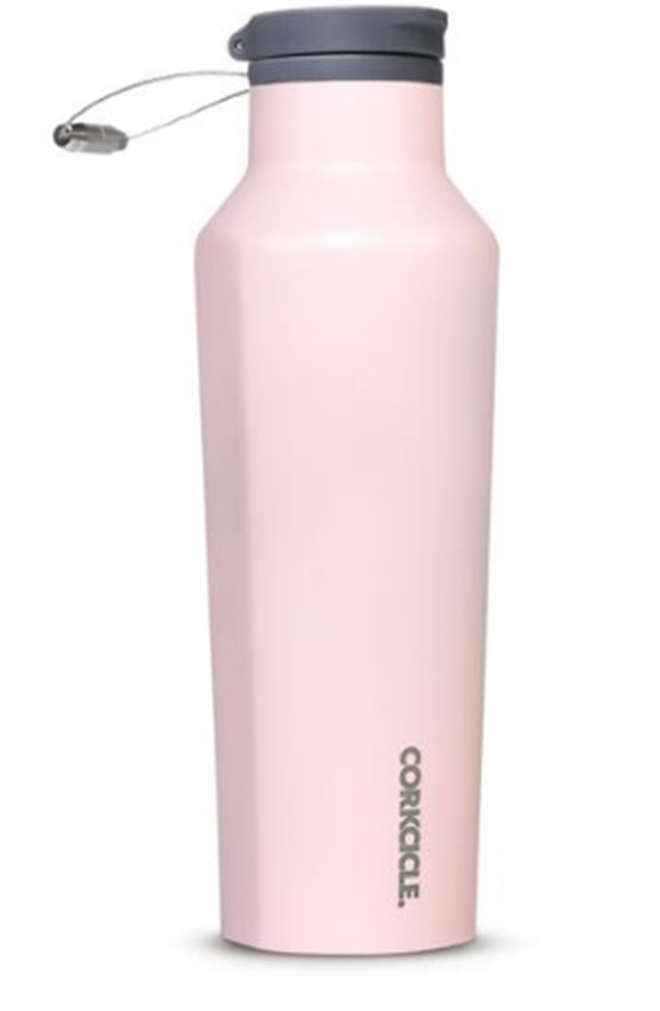 Pink water bottle