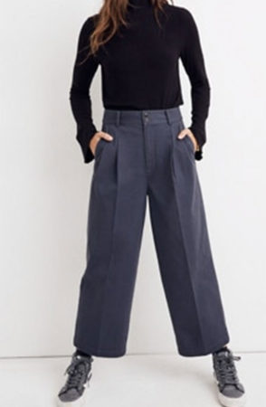 Spring transition wear: wide-legged pants