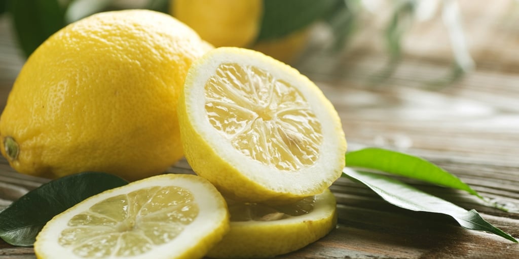 Lemons on a table