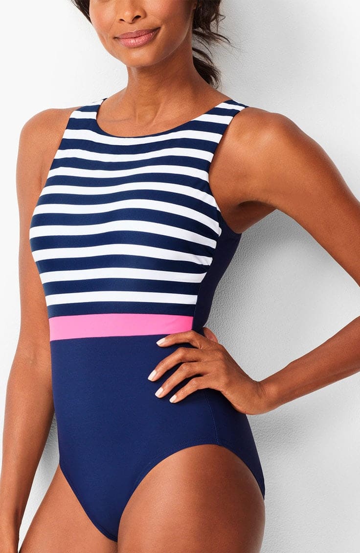 talbots petite bathing suits