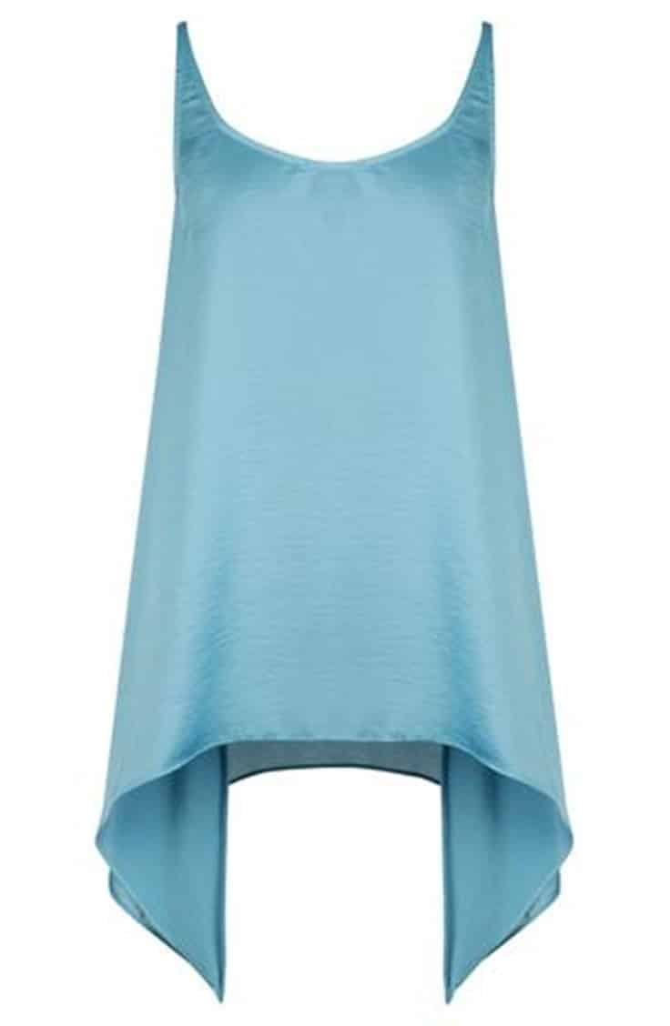 Blue animal friendly tank top
