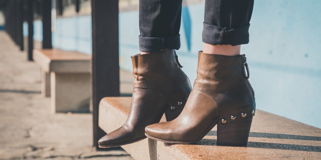 studded ankle boots outfit