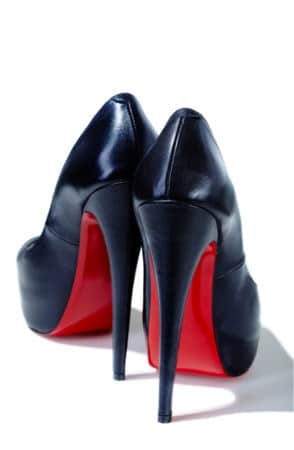 Tall black shoes