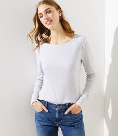 Long sleeved t from Loft 