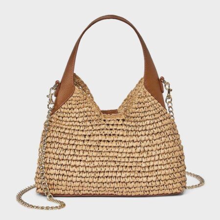 Slouchy, woven bag from Target