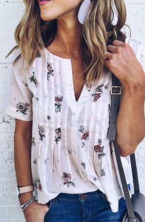 Pleated blouse from walmart