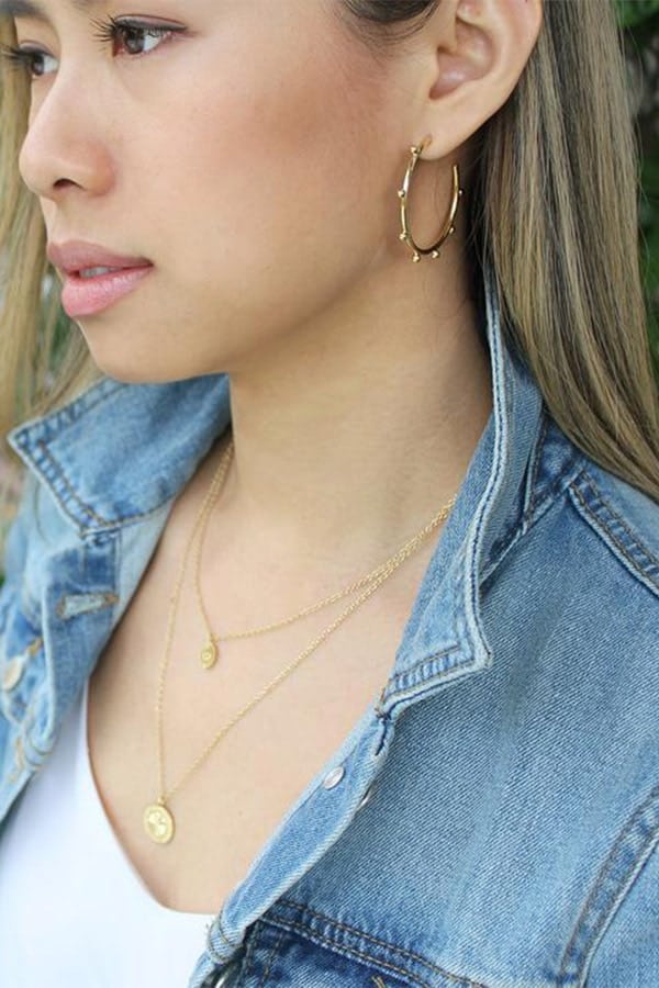Hoop earrings