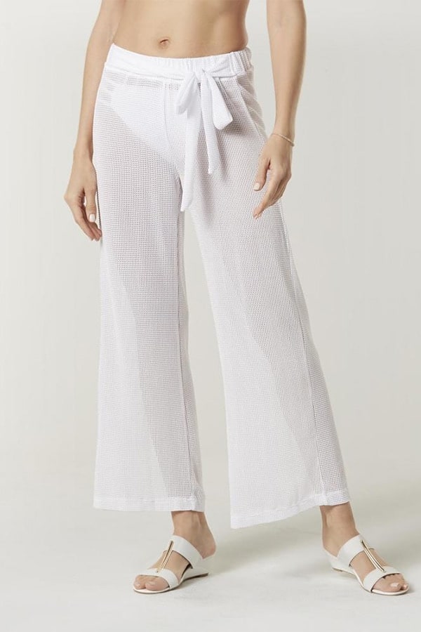 ruffle pants cover up