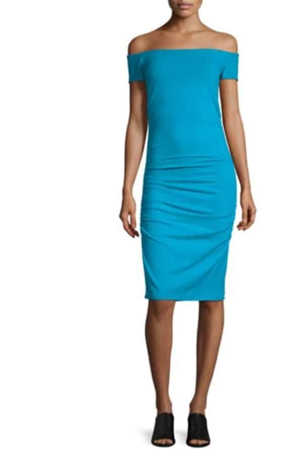 5 flattering summer styles to try now 10 Aqua ruched bodycon dress