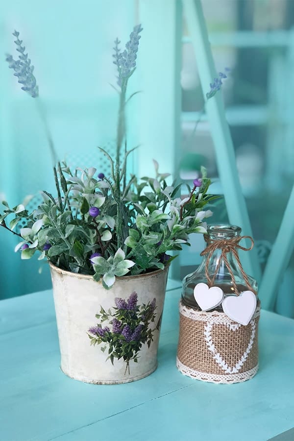 Table arrangement in French countryside style