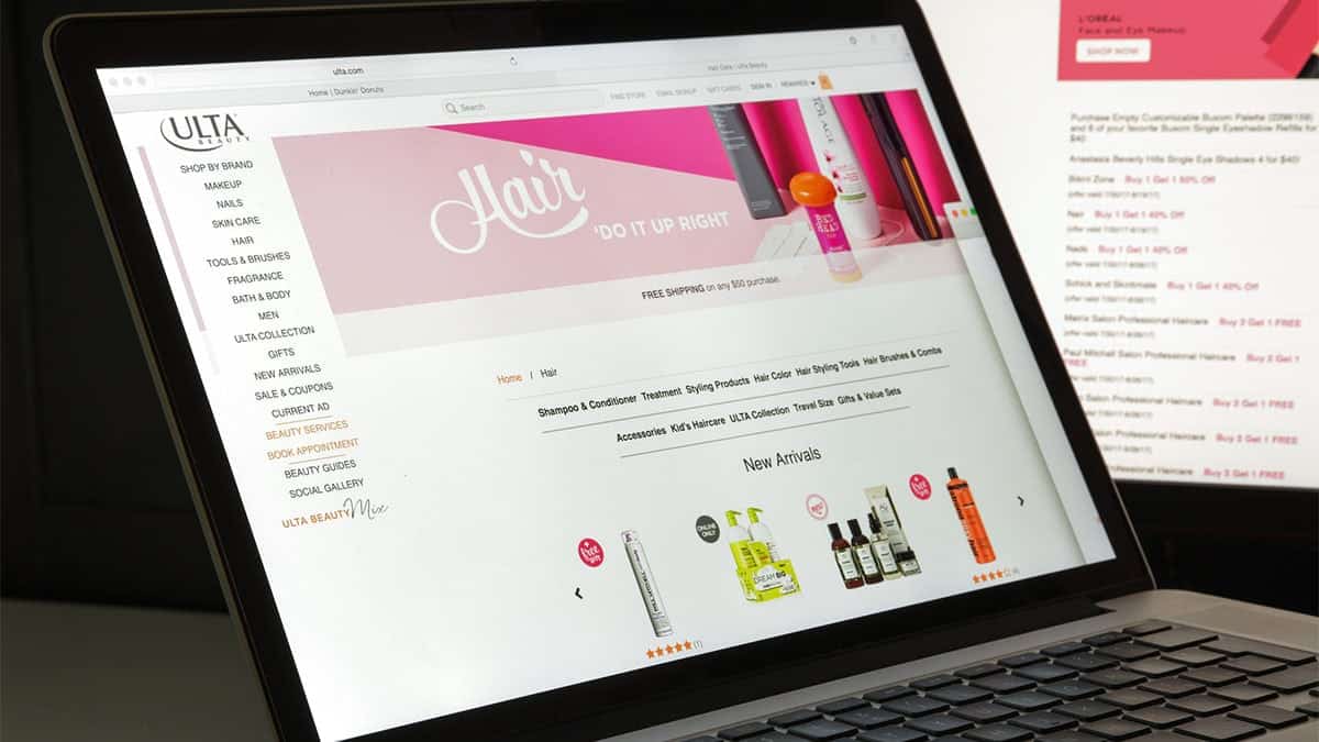 Ulta Beauty online shopping