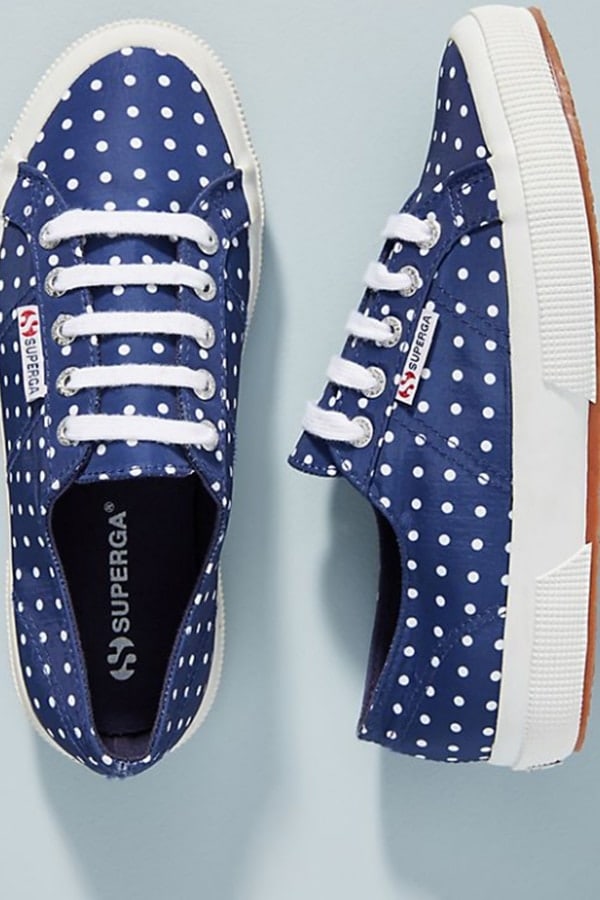 Superga polka dot sneakers 