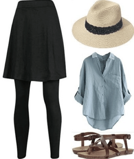 Outfit collage for what to wear in Barcelona