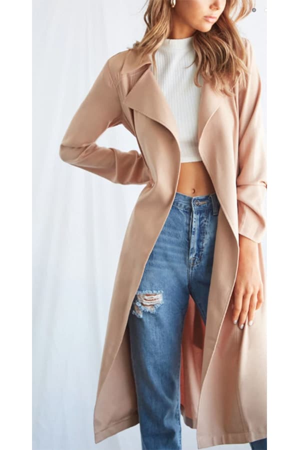Neutral trench coat 