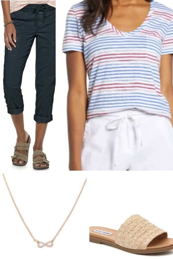 Outfit collage for women over 50