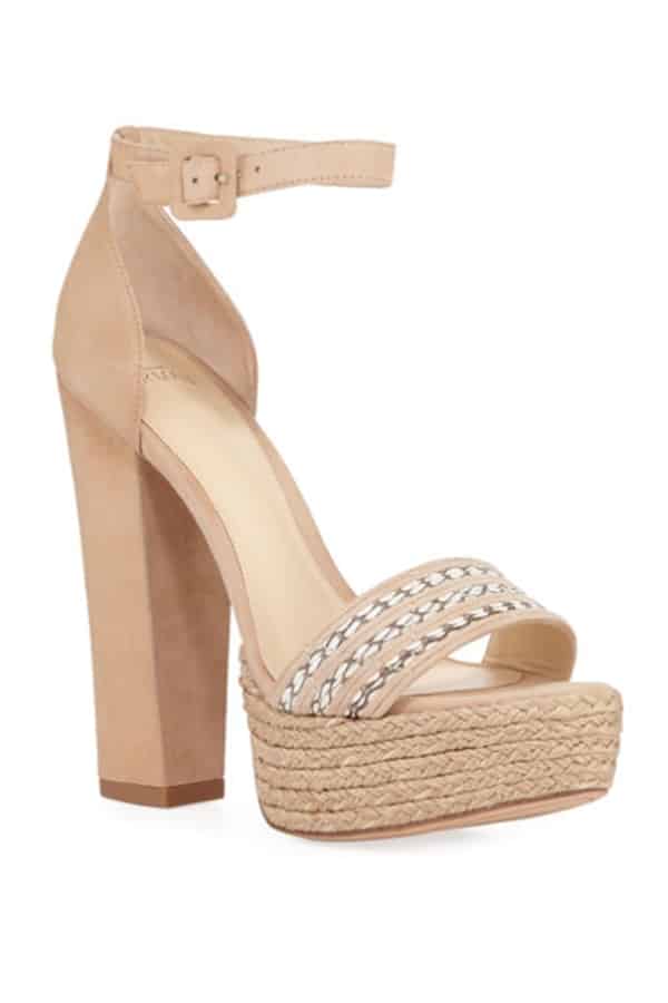 Designer shoes -- platform sandals