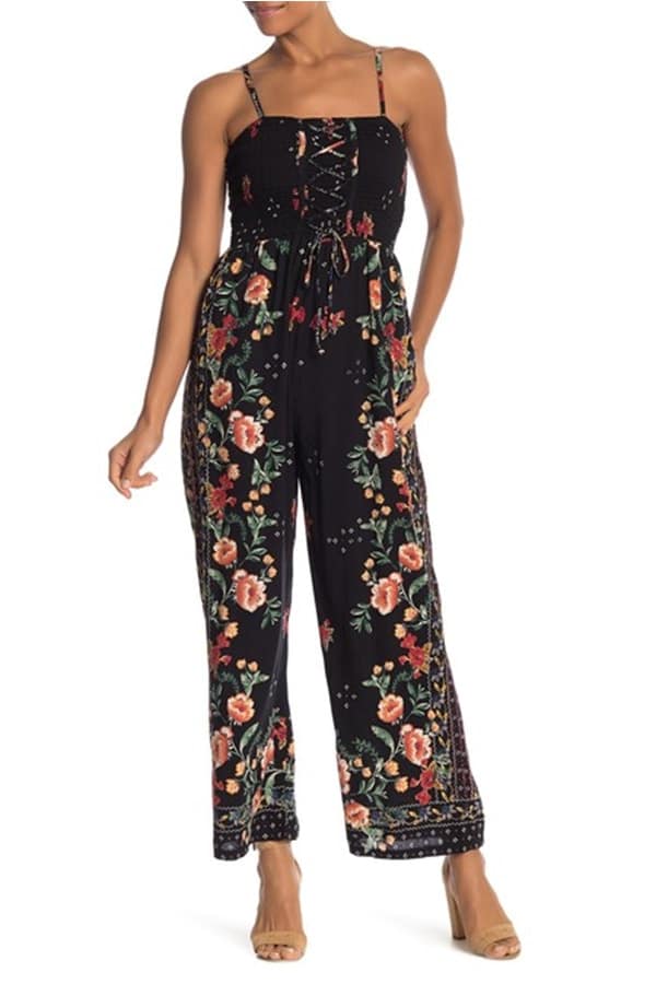 Floral jumpsuit 