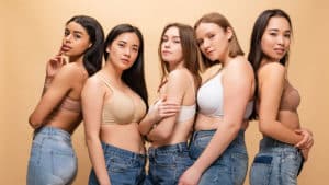 Women of different shapes and sizes