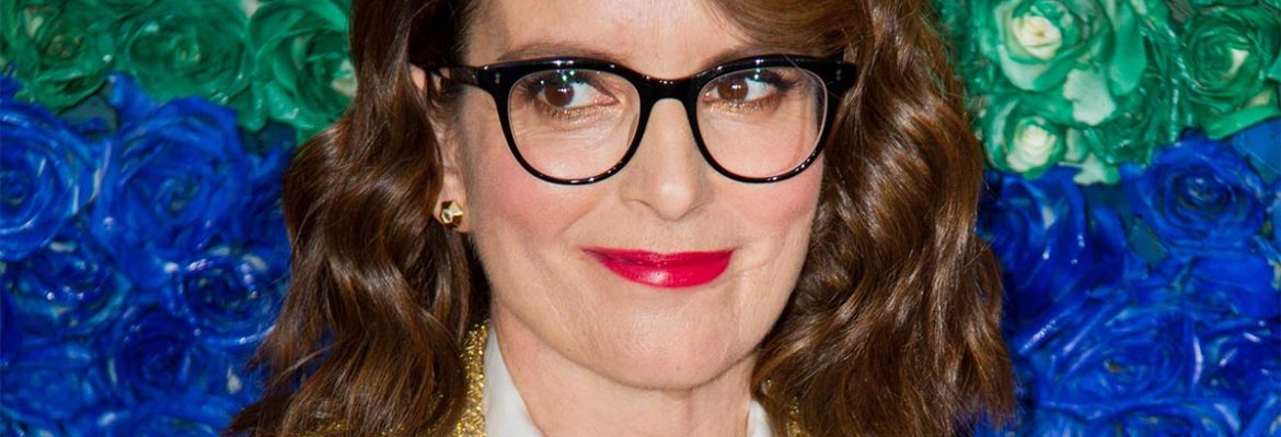 Tina Fey wearing glasses