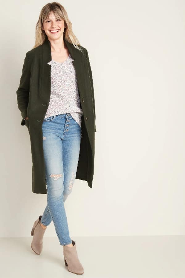 Long coat from Old Navy