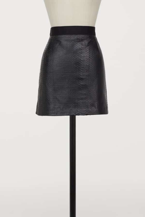 H&M leather skirt