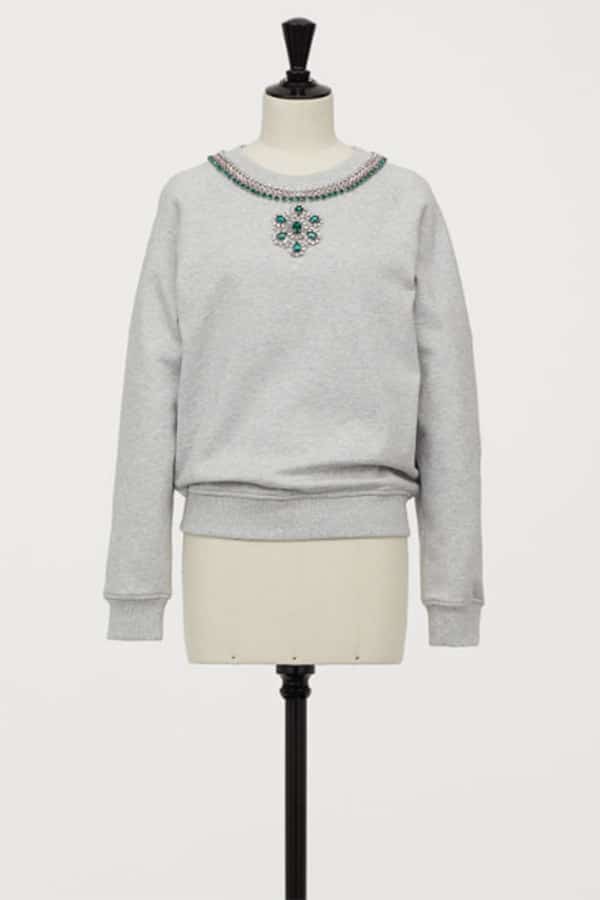 Rhinestone sweatshirt from H&M