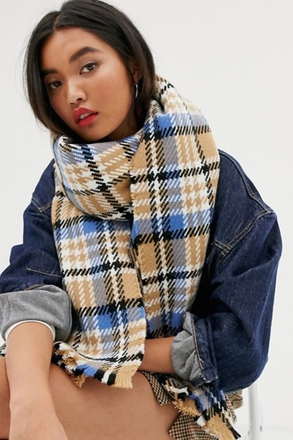 Check scarf from ASOS