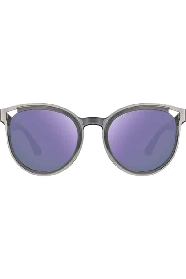 Cat eye sunglasses with lavender lenses 