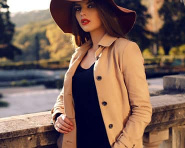 Woman looking fashionable