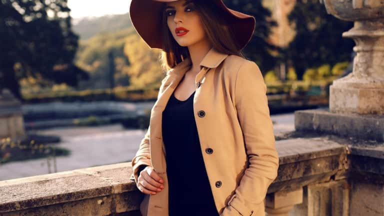 Woman looking fashionable