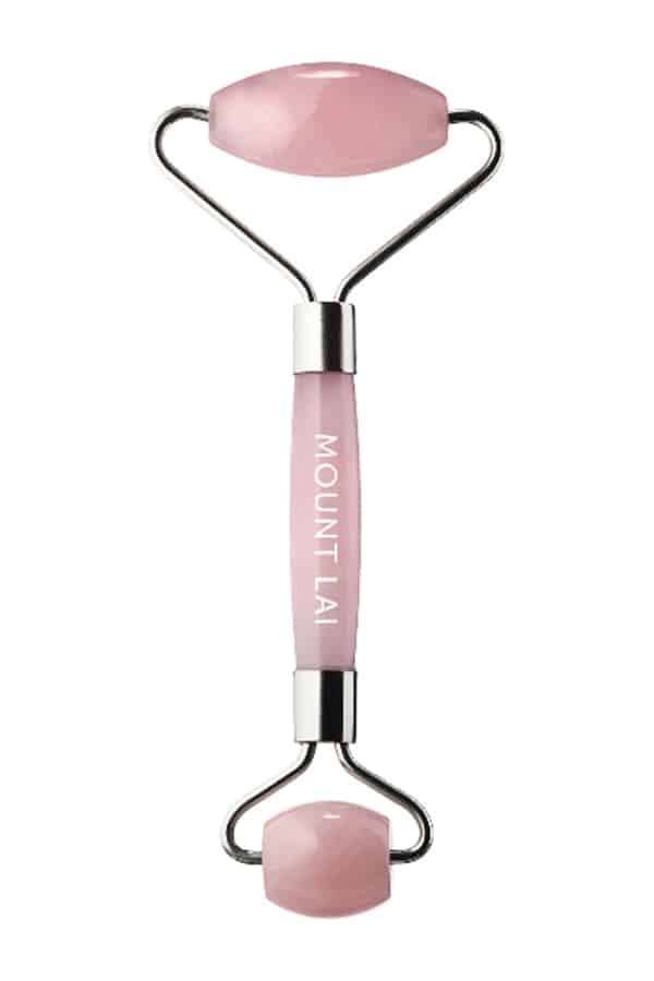 Rose quartz facial roller/massager