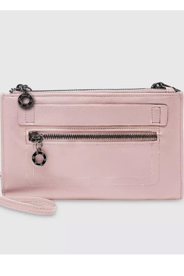 Pink wristlet
