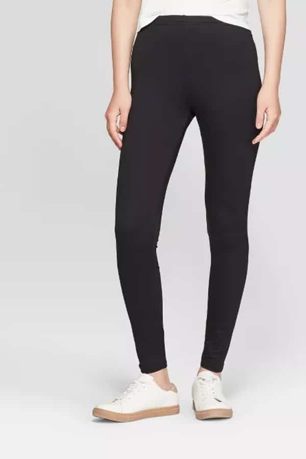 Black leggings for working from home