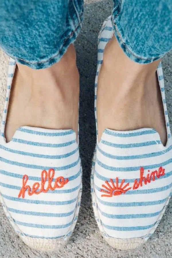 Casual espadrille shoes