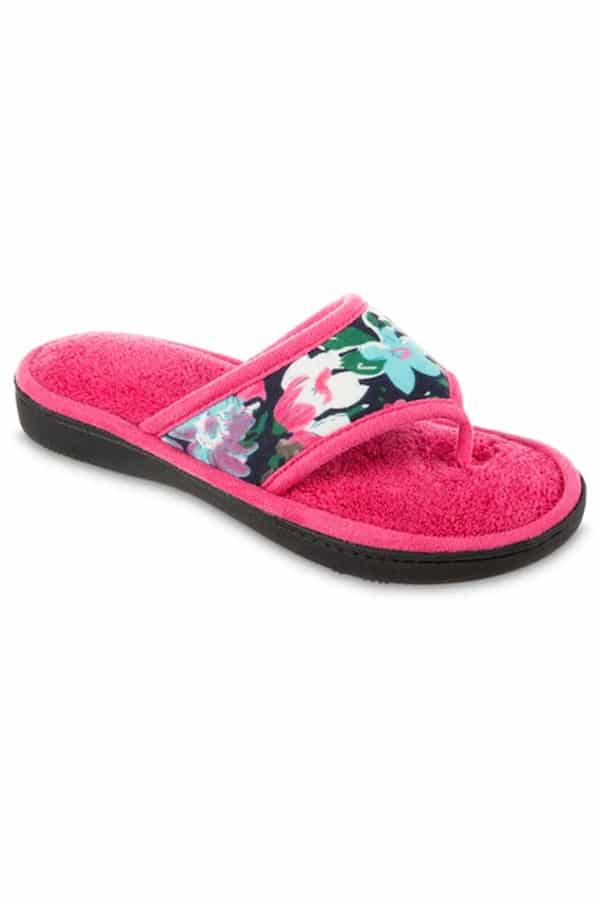 Floral house slippers