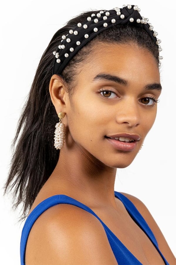 Headband with pearls