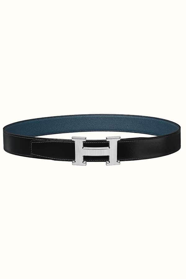 Reversible Hermes belt