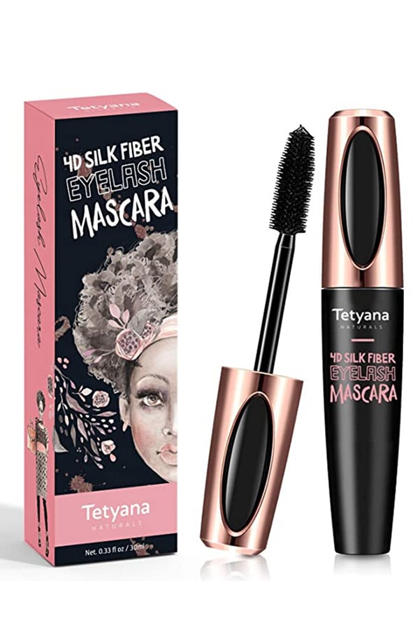 Silk fiber mascara for deep set eyes